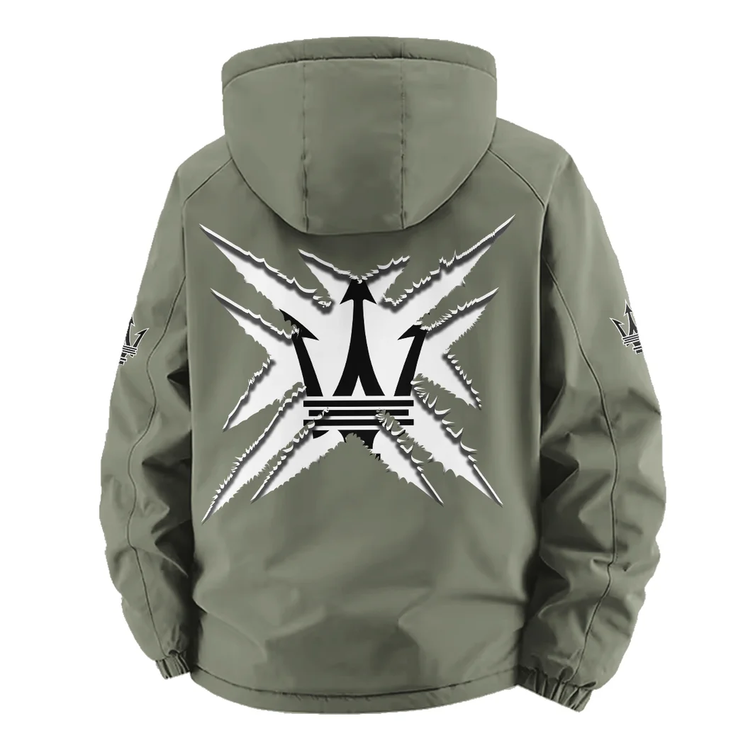 Supercar Fleece Windbreaker Jacket, Dynamic Trail Runner's Shell HVN1450MA - Green - Image 4