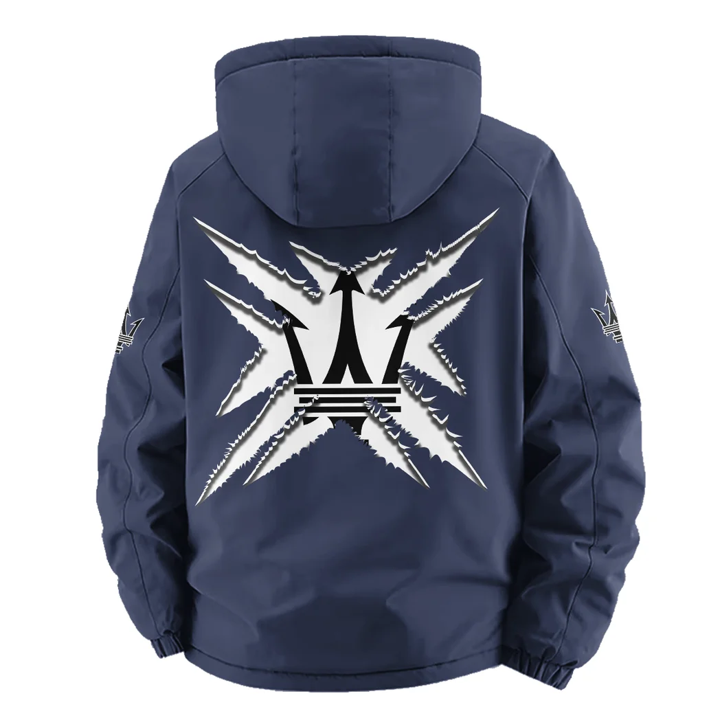Supercar Fleece Windbreaker Jacket, Dynamic Trail Runner's Shell HVN1450MA - Navy - Image 4