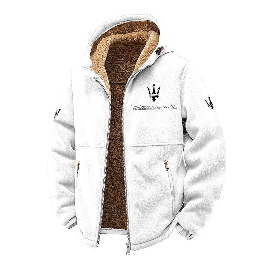 Supercar Winter Fleece Jacket, Multi-Sport Winter Layer HVN1450MA - White - Image 2
