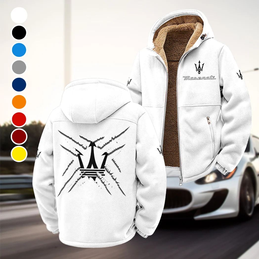 Supercar Winter Fleece Jacket, Multi-Sport Winter Layer HVN1450MA - White