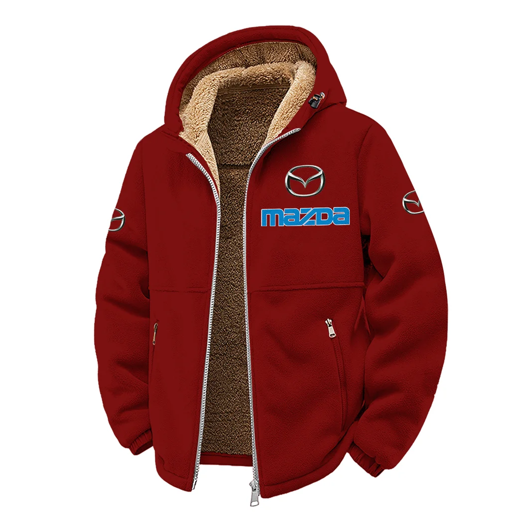 Crossover SUV Winter Fleece Jacket, Technical Mid-Layer Jacket HVN1450MA - Wine - Image 2