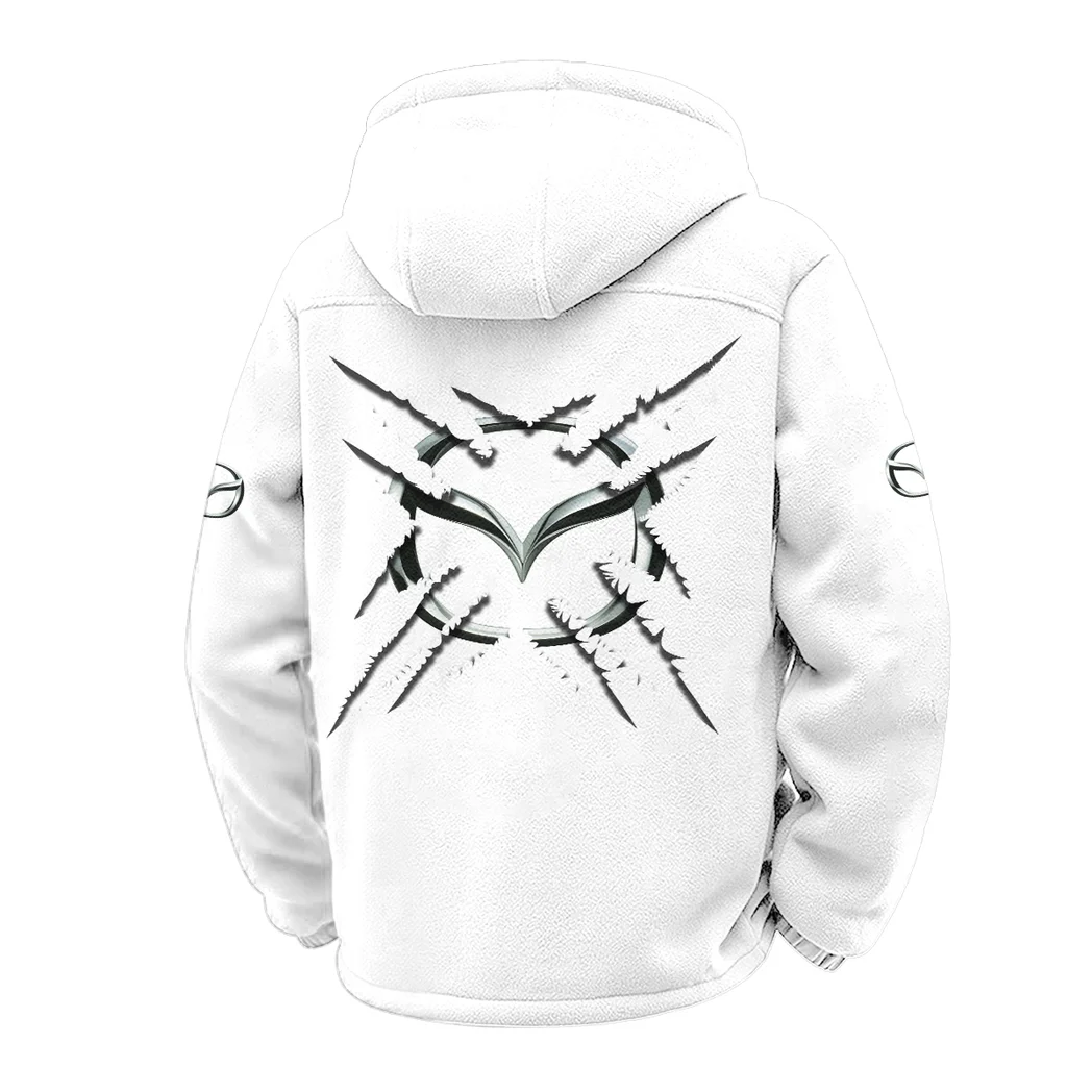Crossover SUV Winter Fleece Jacket, Technical Mid-Layer Jacket HVN1450MA - White - Image 3