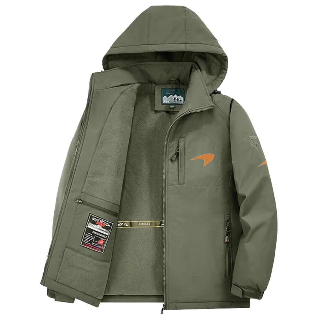 Speed Legend Fleece Windbreaker Jacket, Performance Barrier Jacket HVN1450MC - Green - Image 3