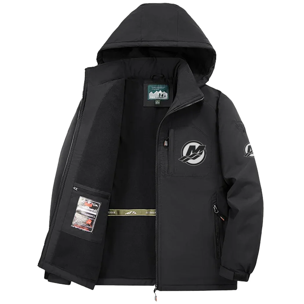 Watercraft Motor Fleece Windbreaker Jacket, Multi-Sport Weather Jacket HVN1450MM - Black - Image 3