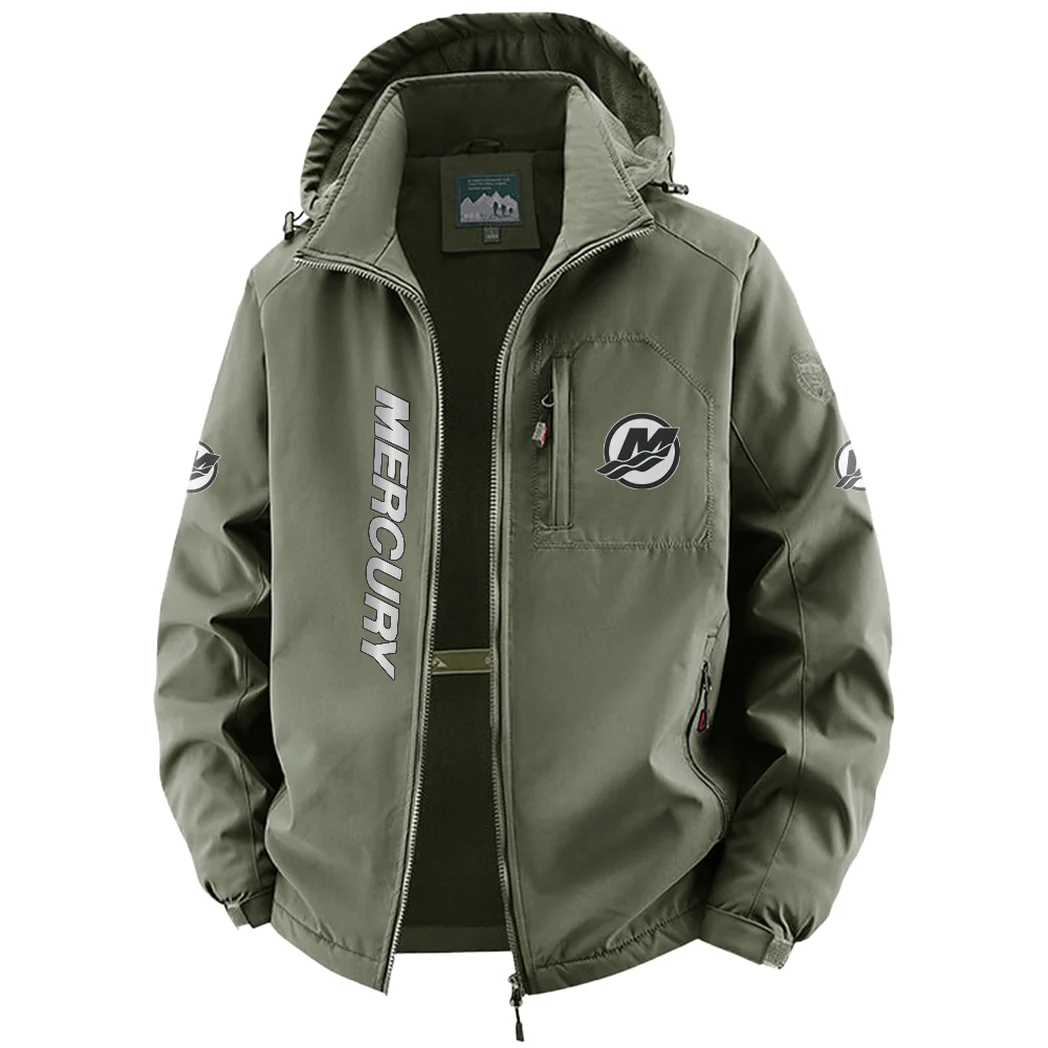 Watercraft Motor Fleece Windbreaker Jacket, Multi-Sport Weather Jacket HVN1450MM - Green - Image 2