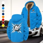 Watercraft Motor Winter Fleece Jacket, All-Mountain Sport Jacket HVN1450MM - Cyan