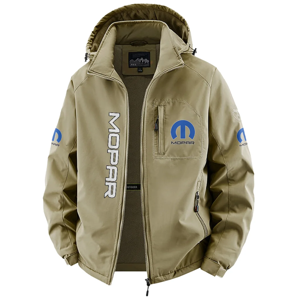 Powertrain Upgrades Fleece Windbreaker Jacket, Endurance Sport Barrier HVN1450MO - Khaki - Image 2