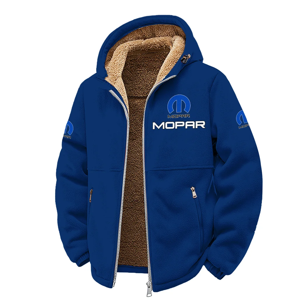 Powertrain Upgrades Winter Fleece Jacket, Cold Weather Hiking Fleece HVN1450MO - Navy - Image 2