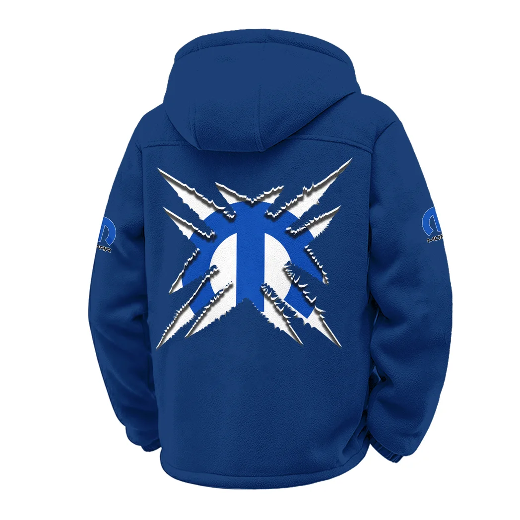 Powertrain Upgrades Winter Fleece Jacket, Cold Weather Hiking Fleece HVN1450MO - Navy - Image 3