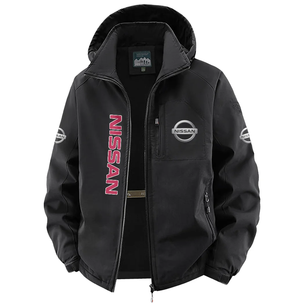 Crossover SUV Fleece Windbreaker Jacket, Cold-Air Cycling Shell HVN1450NI - Black - Image 2