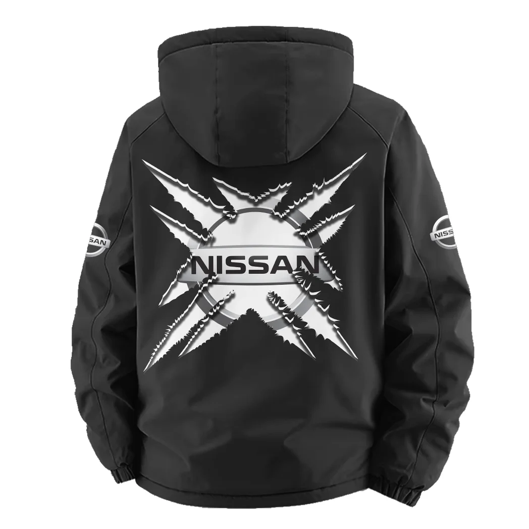 Crossover SUV Fleece Windbreaker Jacket, Cold-Air Cycling Shell HVN1450NI - Black - Image 4