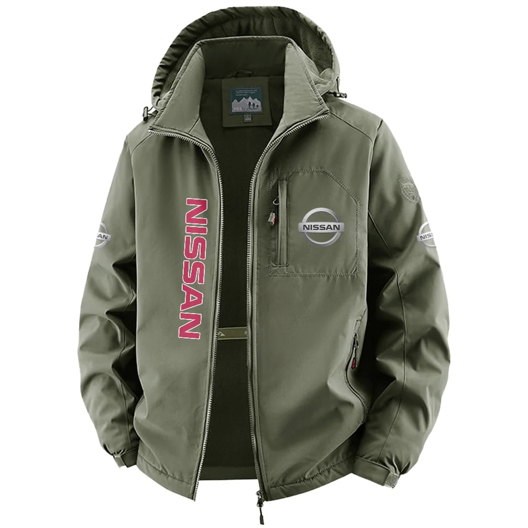Crossover SUV Fleece Windbreaker Jacket, Cold-Air Cycling Shell HVN1450NI - Green - Image 2