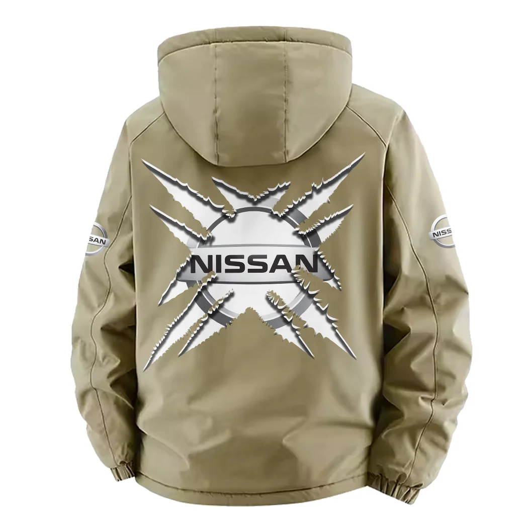 Crossover SUV Fleece Windbreaker Jacket, Cold-Air Cycling Shell HVN1450NI - Khaki - Image 4