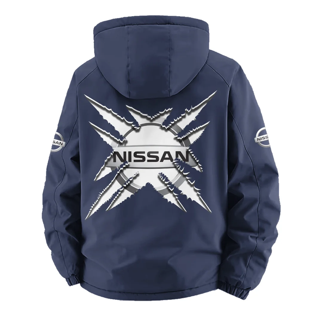 Crossover SUV Fleece Windbreaker Jacket, Cold-Air Cycling Shell HVN1450NI - Navy - Image 4