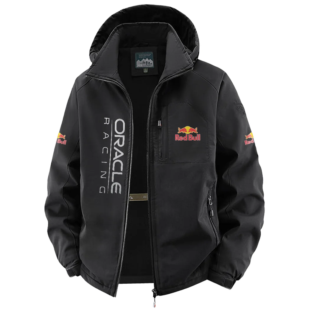 Rising Beat Fleece Windbreaker Jacket, Expedition Wind Fleece HVN1450NY - Black - Image 2