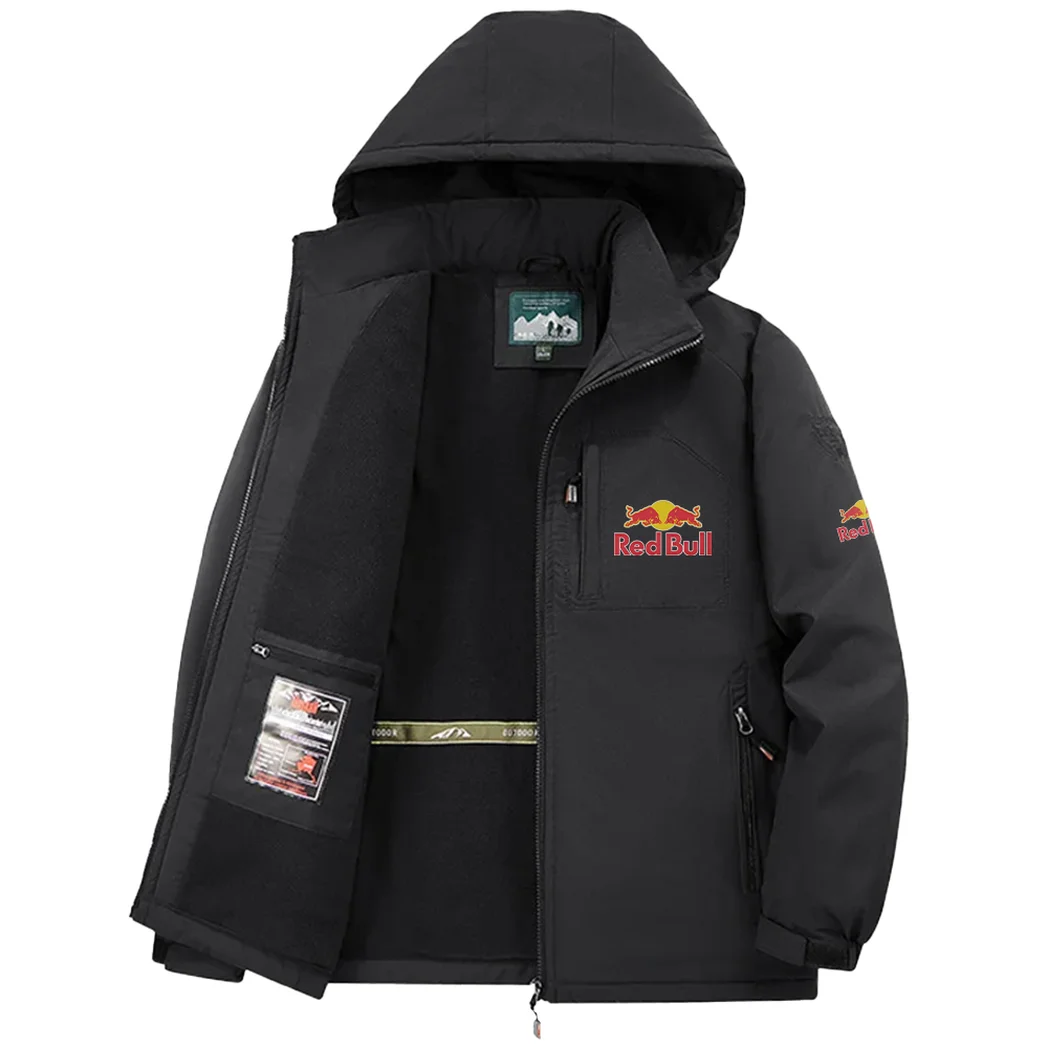 Rising Beat Fleece Windbreaker Jacket, Expedition Wind Fleece HVN1450NY - Black - Image 3