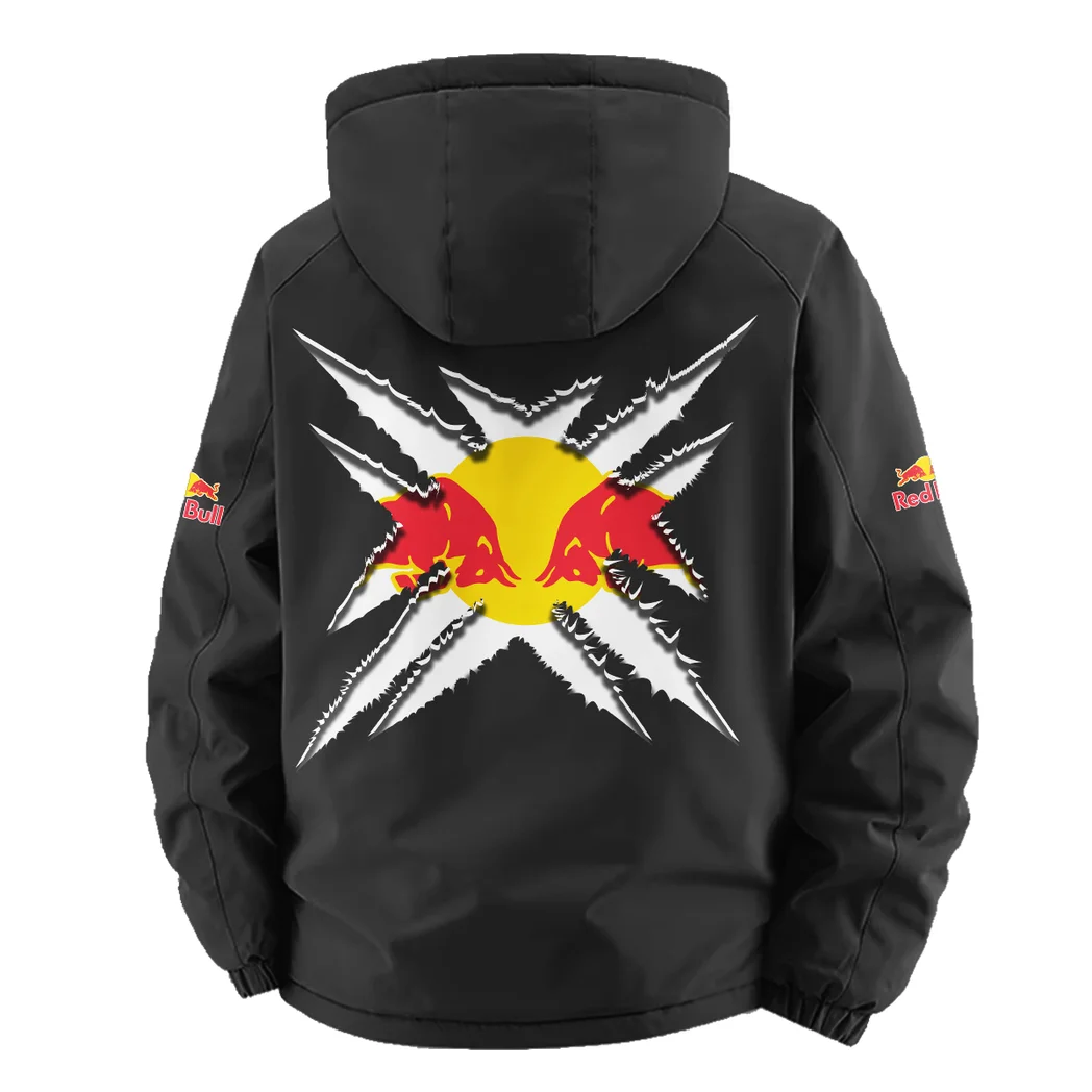 Rising Beat Fleece Windbreaker Jacket, Expedition Wind Fleece HVN1450NY - Black - Image 4