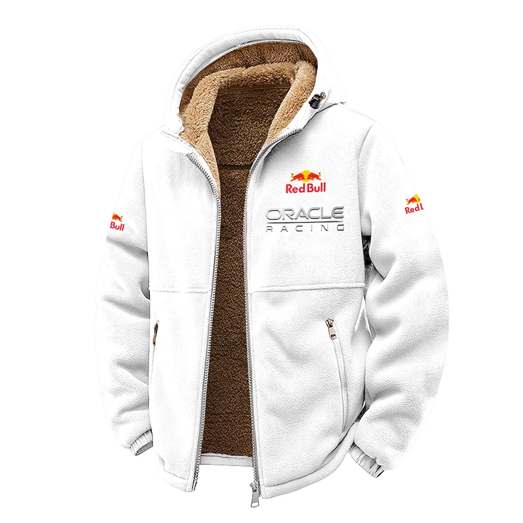 Rising Beat Winter Fleece Jacket, Ski & Snowboard Mid-Layer HVN1450NY - White - Image 2