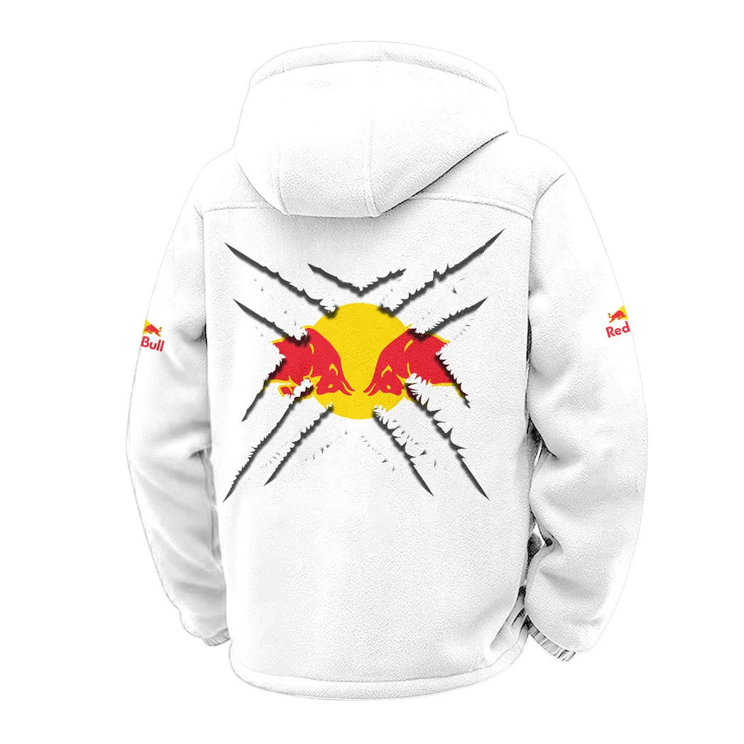 Rising Beat Winter Fleece Jacket, Ski & Snowboard Mid-Layer HVN1450NY - White - Image 3