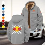 Rising Beat Winter Fleece Jacket, Ski & Snowboard Mid-Layer HVN1450NY - Grey
