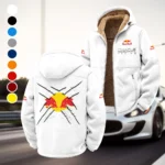 Rising Beat Winter Fleece Jacket, Ski & Snowboard Mid-Layer HVN1450NY - White