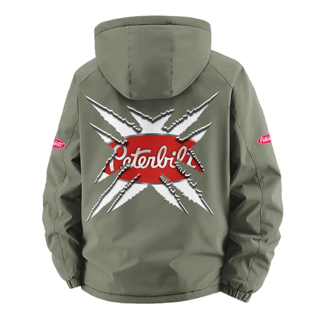 Tractor-Trailer Fleece Windbreaker Jacket, Mountain Ascent Windbreaker HVN1450PE - Green - Image 4
