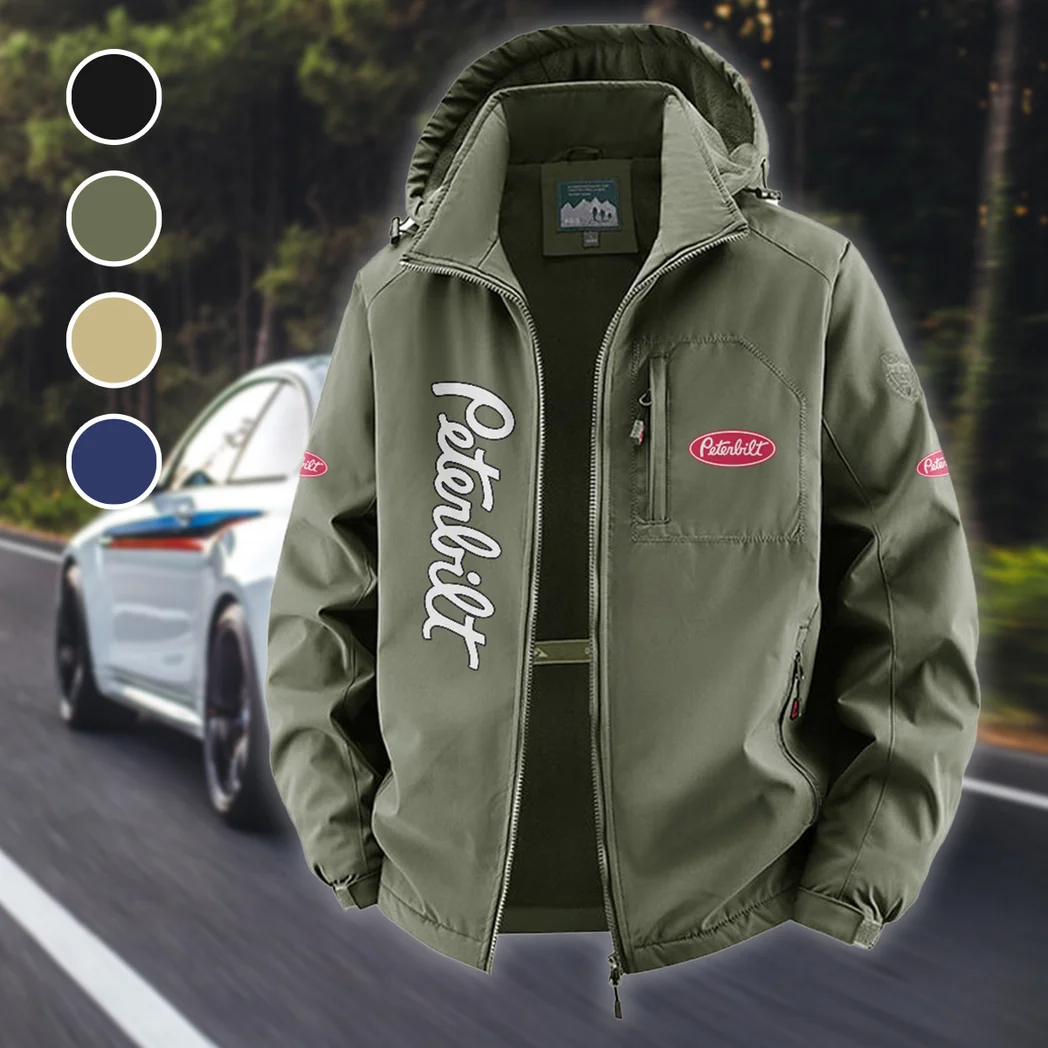 Tractor-Trailer Fleece Windbreaker Jacket, Mountain Ascent Windbreaker HVN1450PE - Green