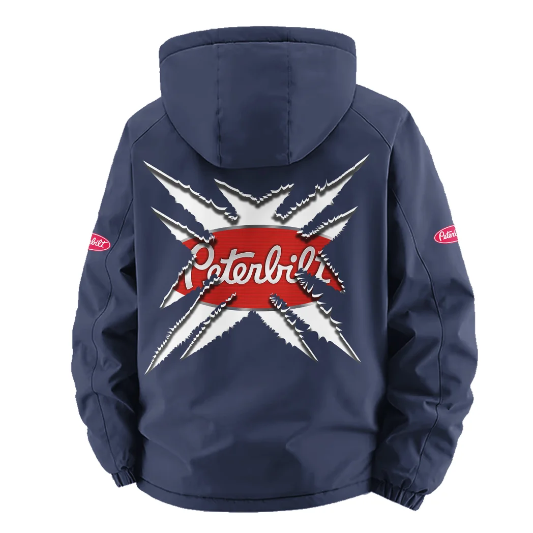 Tractor-Trailer Fleece Windbreaker Jacket, Mountain Ascent Windbreaker HVN1450PE - Navy - Image 4