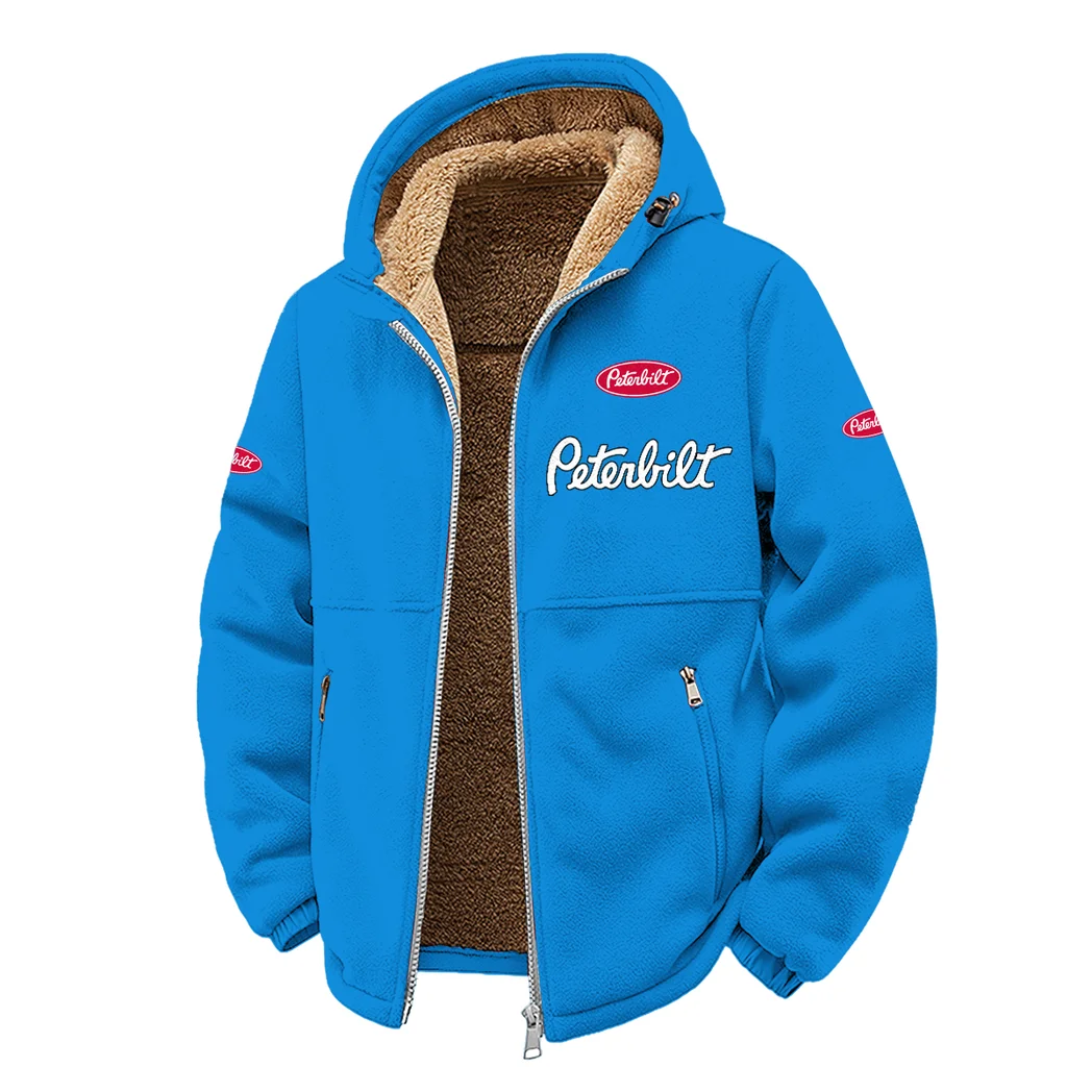 Tractor-Trailer Winter Fleece Jacket, Winter Endurance Jacket HVN1450PE - Cyan - Image 2