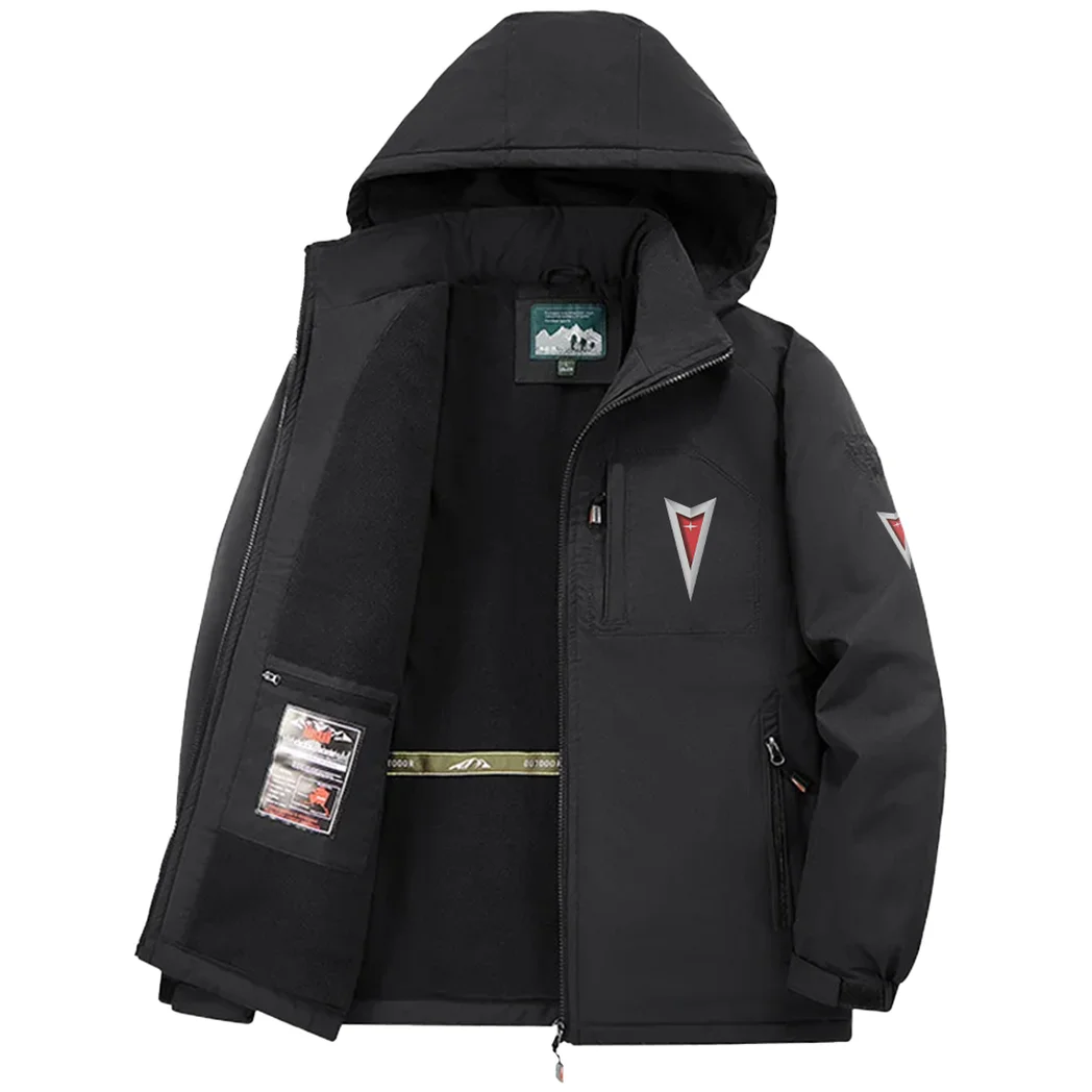 Racing Icon Fleece Windbreaker Jacket, Cross-Training Wind Shell HVN1450PG - Black - Image 3