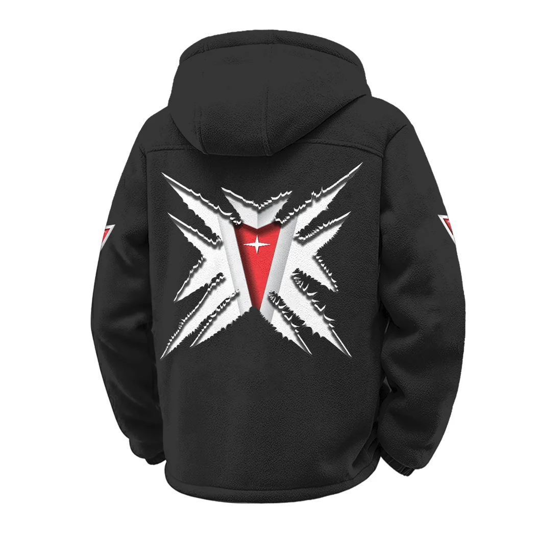 Racing Icon Winter Fleece Jacket, Ultra-Soft Fleece Shell HVN1450PG - Black - Image 3