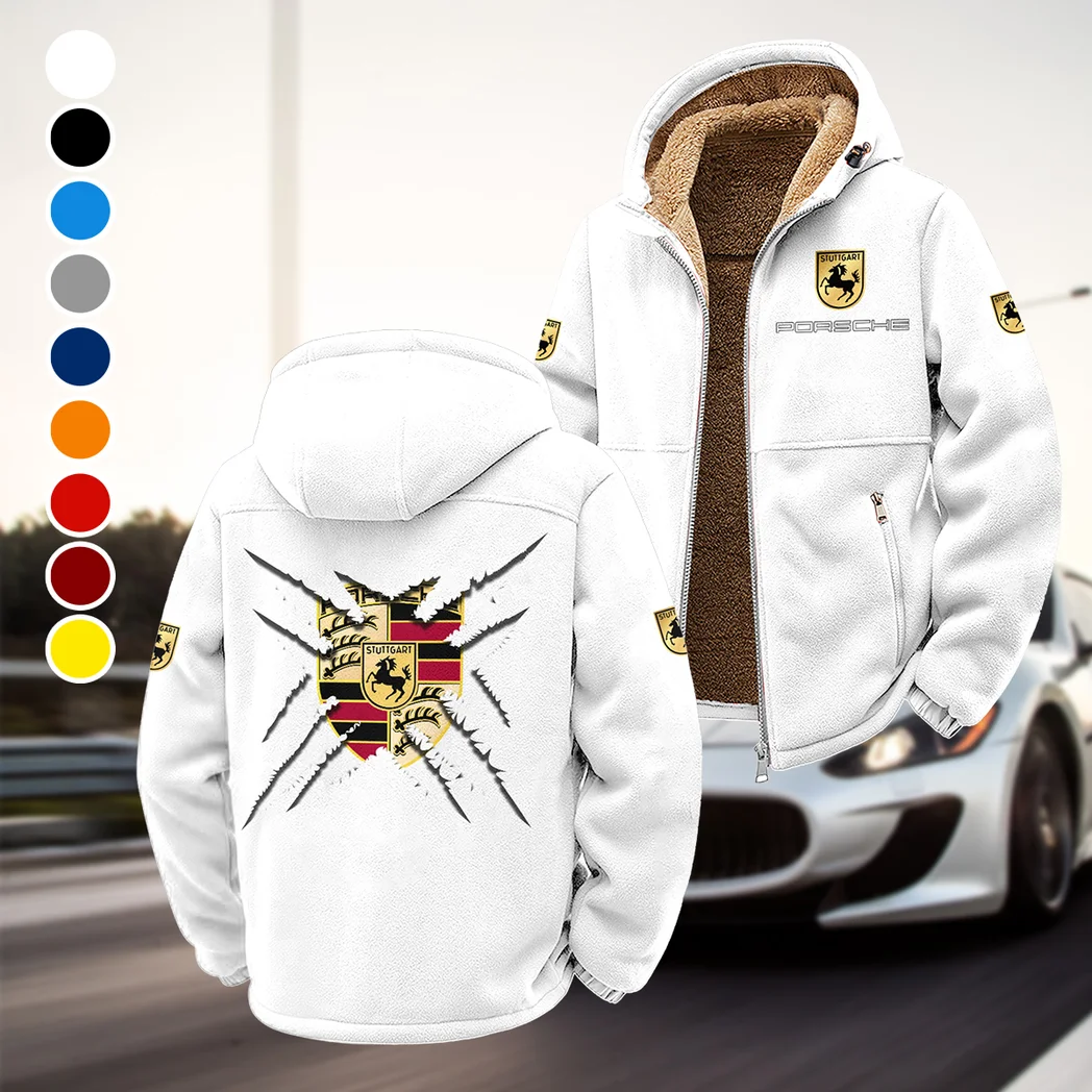 Performance Sedan Winter Fleece Jacket, Brushed Interior Winter Fleece HVN1450PO - White