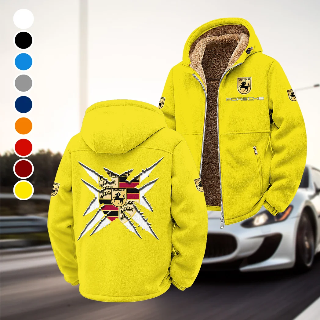 Performance Sedan Winter Fleece Jacket, Brushed Interior Winter Fleece HVN1450PO - Yellow