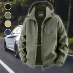 Grand Touring Car Fleece Windbreaker Jacket, Soft-Shell Active Fleece HVN1450RR - Green