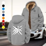 Grand Touring Car Winter Fleece Jacket, Luxe Microfleece Pullover HVN1450RR - Grey