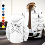 Grand Touring Car Winter Fleece Jacket, Luxe Microfleece Pullover HVN1450RR - White