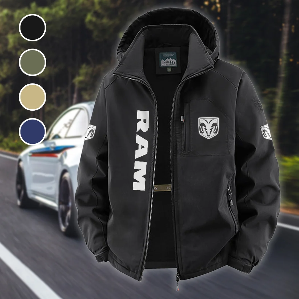American Work Truck Fleece Windbreaker Jacket, Brushed Fleece Wind-Resist Layer HVN1450RT - Black