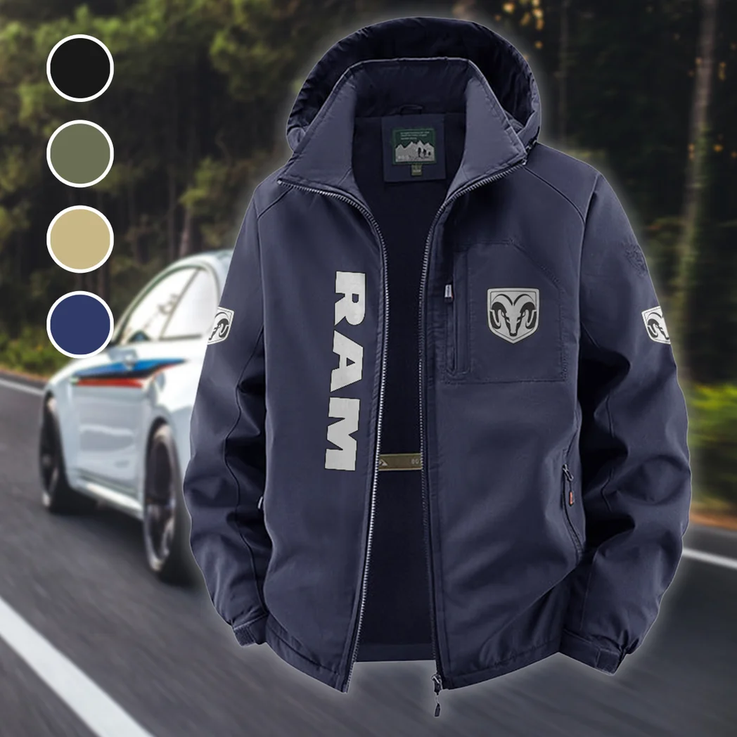 American Work Truck Fleece Windbreaker Jacket, Brushed Fleece Wind-Resist Layer HVN1450RT - Navy