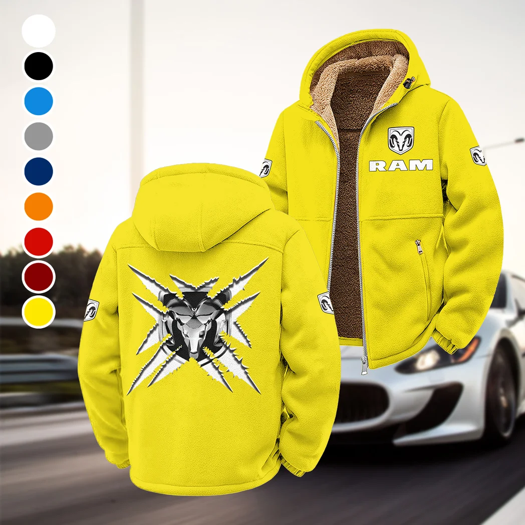 American Work Truck Winter Fleece Jacket, Anti-Pill Thermal Fleece HVN1450RT - Yellow