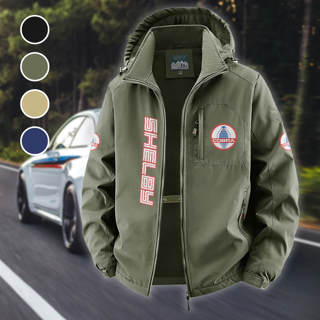 Muscle Car Fleece Windbreaker Jacket, Luxe Fleece Exterior HVN1450SH - Green