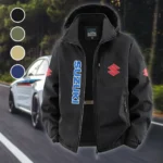 Street Racer Fleece Windbreaker Jacket, Anti-Pill Wind-Blocking Fleece HVN1450SU - Black