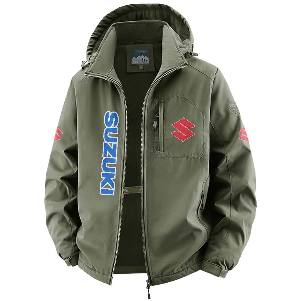 Street Racer Fleece Windbreaker Jacket, Anti-Pill Wind-Blocking Fleece HVN1450SU - Green - Image 2