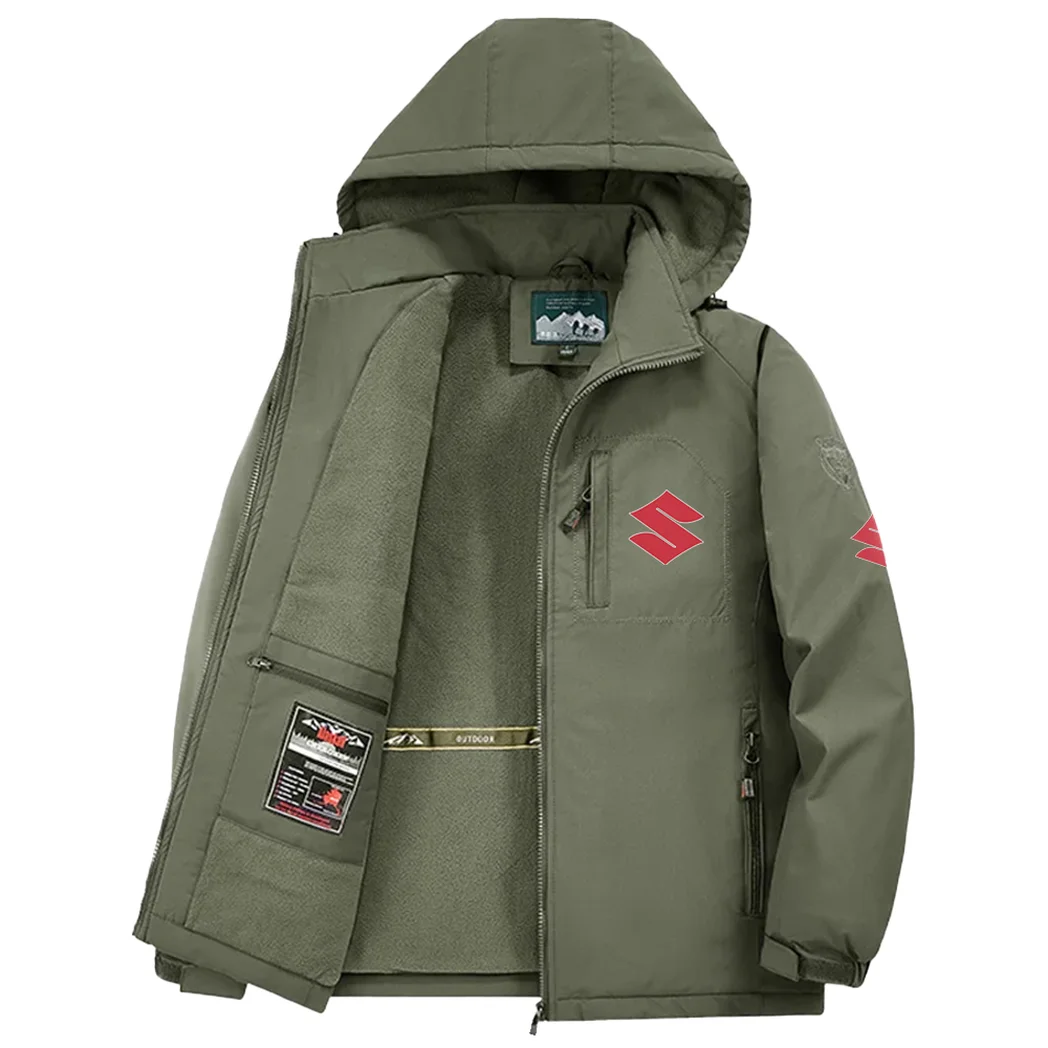 Street Racer Fleece Windbreaker Jacket, Anti-Pill Wind-Blocking Fleece HVN1450SU - Green - Image 3