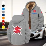 Street Racer Winter Fleece Jacket, Warm Core Loft Fleece HVN1450SU - Grey