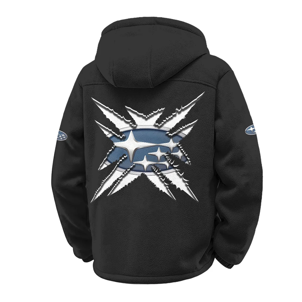 Boxer Engine Car Winter Fleece Jacket, Breathable Winter Comfort HVN1450SU - Black - Image 3