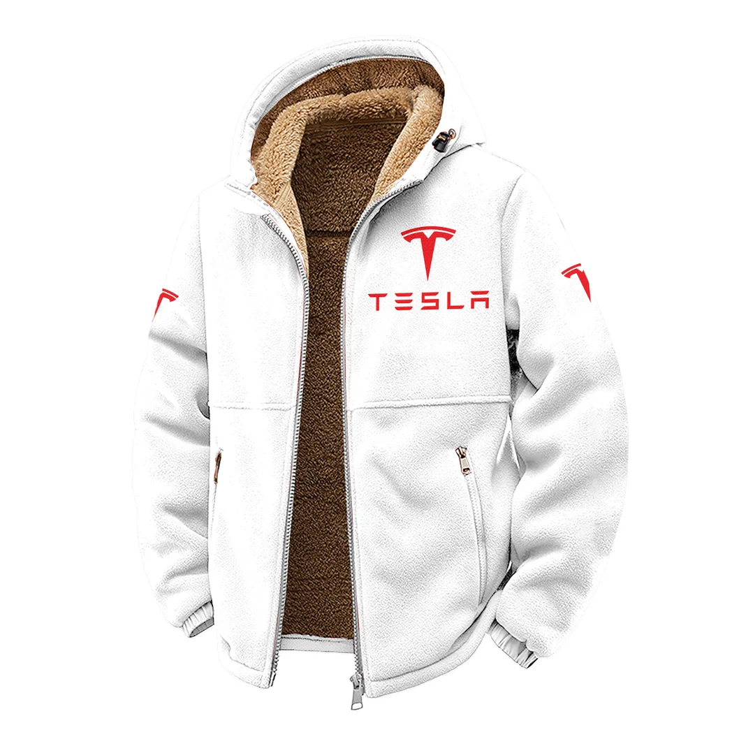 High-Tech Auto Winter Fleece Jacket, Premium Fleece Barrier HVN1450TE - White - Image 2