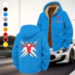 High-Tech Auto Winter Fleece Jacket, Premium Fleece Barrier HVN1450TE - Cyan