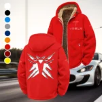 High-Tech Auto Winter Fleece Jacket, Premium Fleece Barrier HVN1450TE - Red