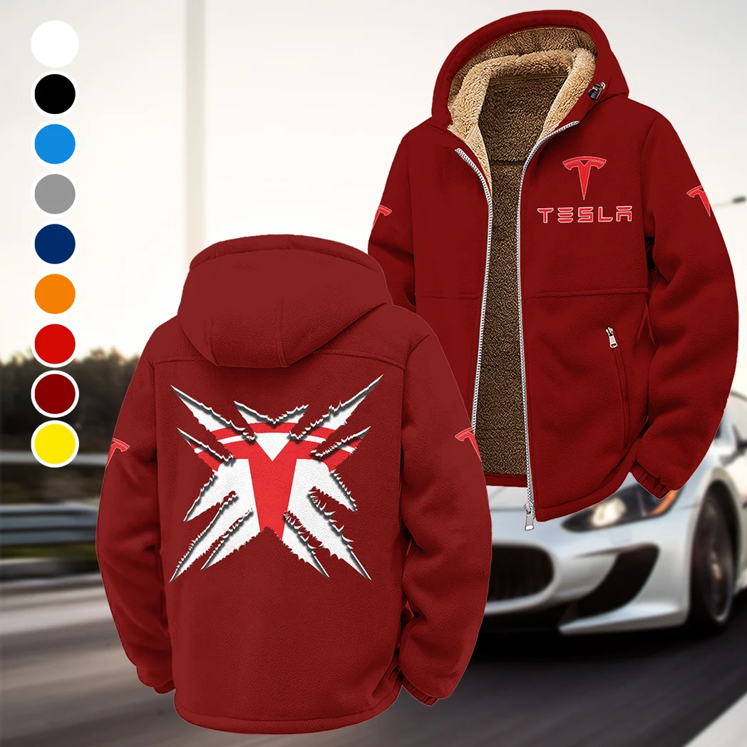 High-Tech Auto Winter Fleece Jacket, Premium Fleece Barrier HVN1450TE - Wine