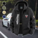 Adventure Nomad Fleece Windbreaker Jacket, Ultra-Soft Wind-Stop Fabric HVN1450TM - Black